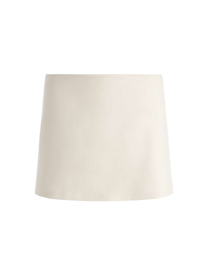 MACE MINI SKORT - SOLID OATMEAL image 5 - Alice And Olivia
