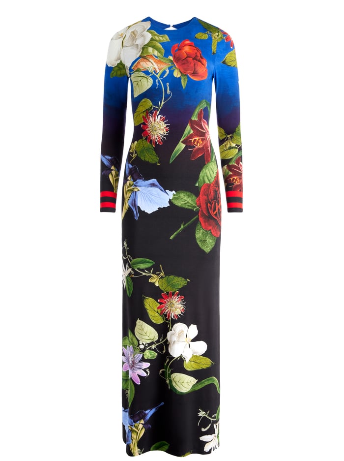 DELORA OPEN BACK MAXI DRESS - LUNCH DATE image 5 - Alice And Olivia