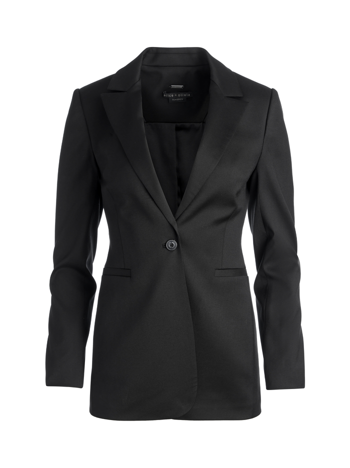 BREANN FITTED BLAZER - BLACK image 5 - Alice And Olivia