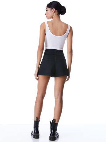 BLACK-DONALD HIGH WAIST SHORT