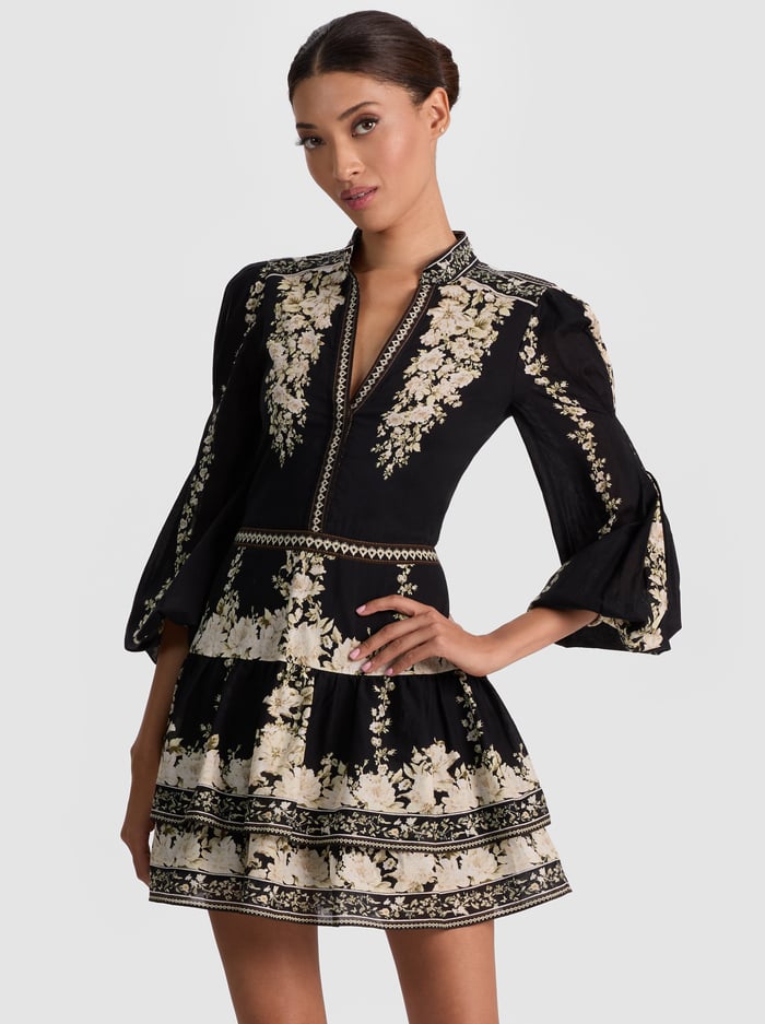 VALENCIA MINI DRESS - FREE FALLING image 3 - Alice And Olivia