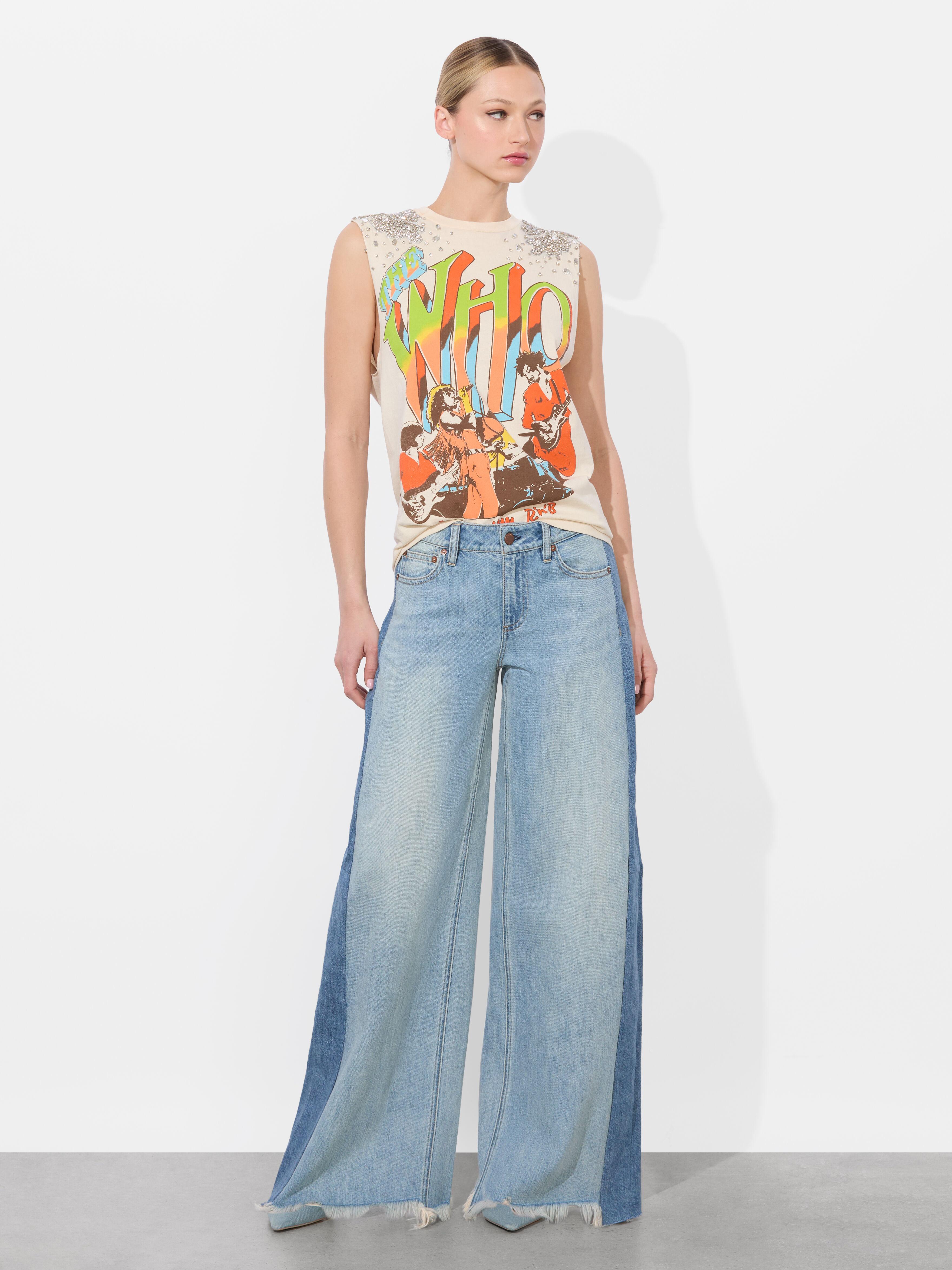 想像を超えての Pearl & Rhinestone | Tops Embellished Tops Olivia + Alice | トップス