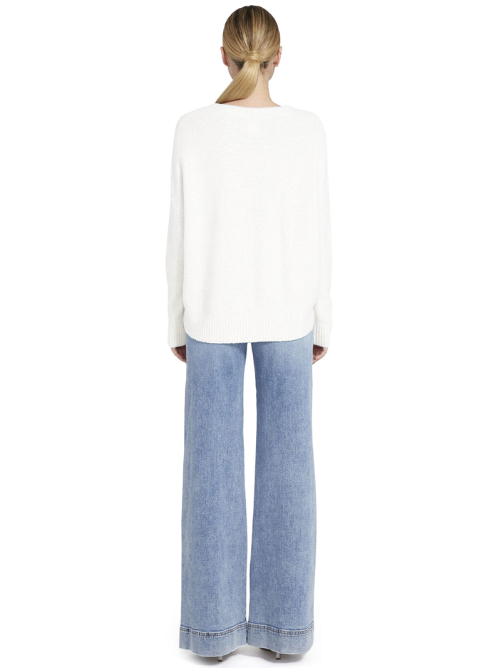 ROMA OVERSIZED PULLOVER - SOFT WHITE image 1 - ALICE + OLIVIA