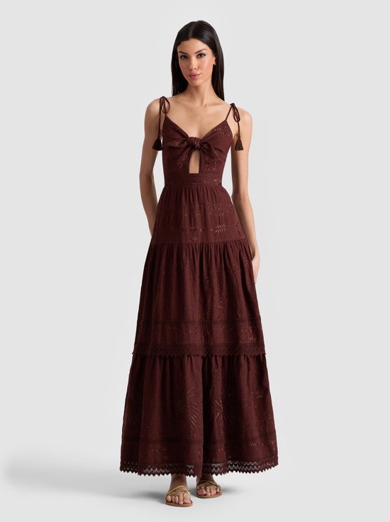 MOCHA-MINKA MAXI DRESS