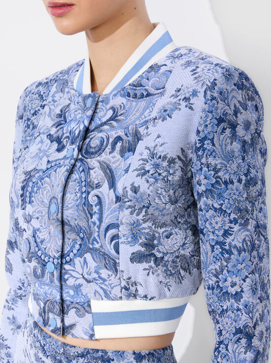 BLUE MULTI-BARTON VARSITY JACKET