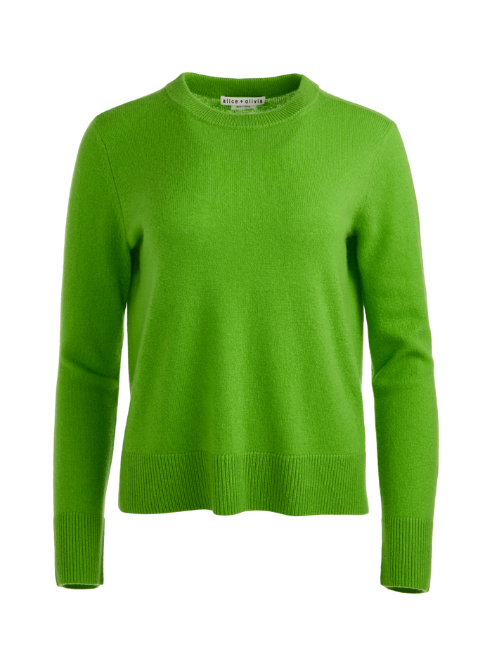 KRAVIT CREWNECK SWEATER - PARROT image 5 - Alice And Olivia