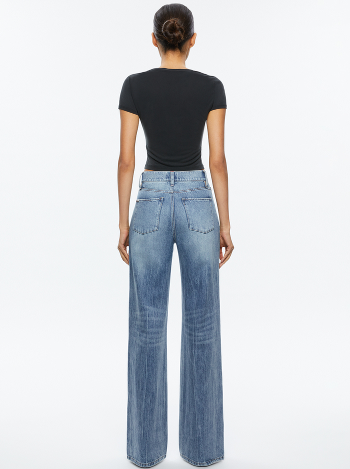 ONIE BABY TEE - BLACK image 2 - Alice And Olivia