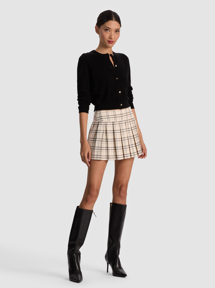 DOLLIE CASHMERE CARDIGAN - BLACK image 1 - ALICE + OLIVIA