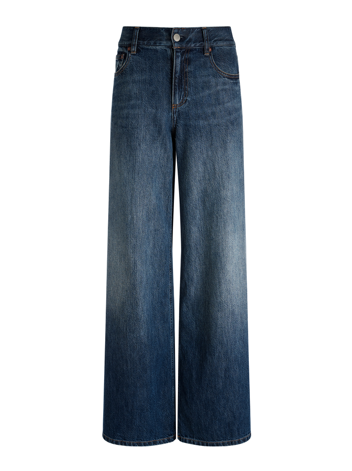 BRANSON JEAN - DARBY VINTAGE BLUE image 5 - Alice And Olivia