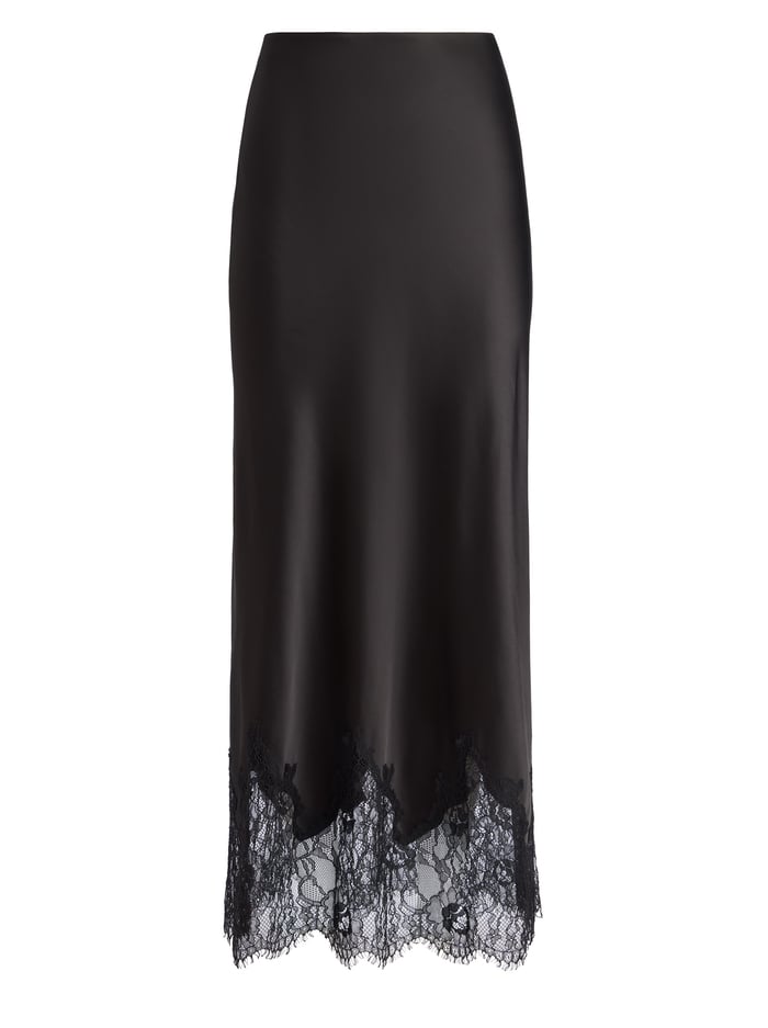 MAEVE SLIP SKIRT - BLACK image 5 - Alice And Olivia