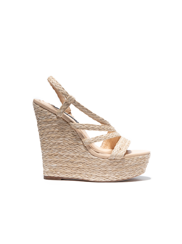 TENLEY WEDGE - LIGHT NATURAL/DESERTO - Alice And Olivia