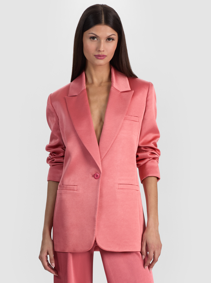 BILLIE BOXY BLAZER - DEEP ROSE - ALICE + OLIVIA