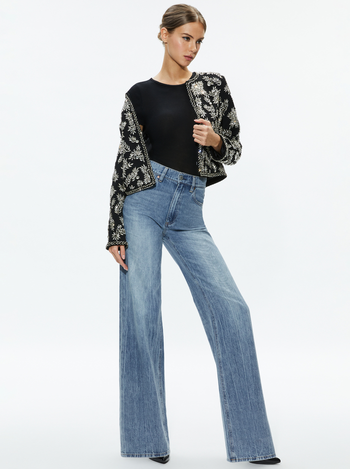 KIDMAN JACKET - BLACK image 4 - Alice And Olivia