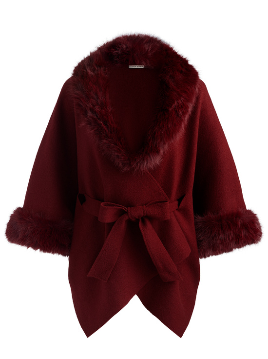 OXBLOOD-JOANNE SWEATER COAT