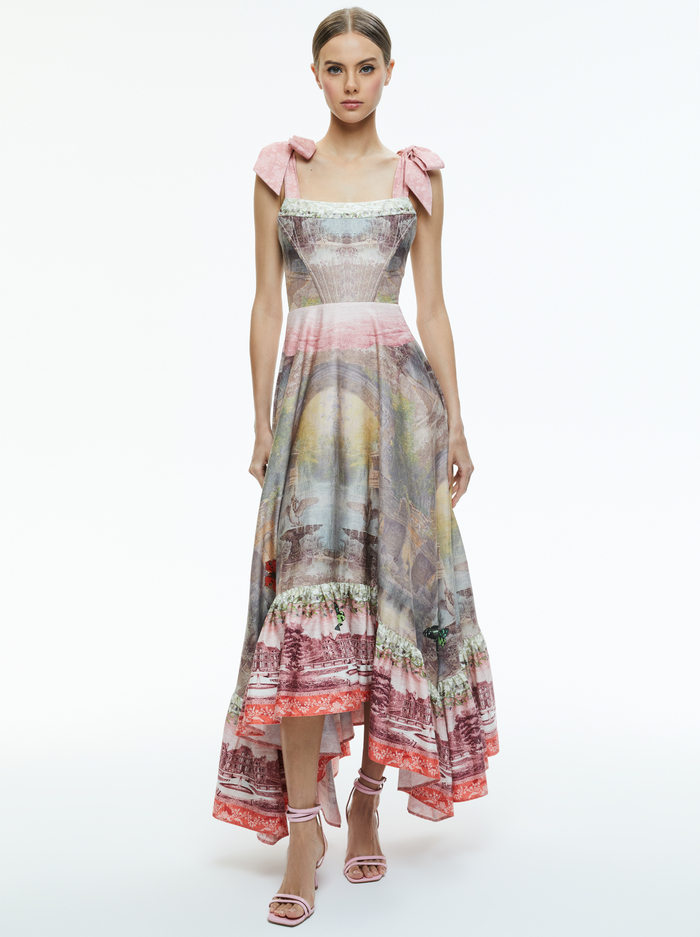 ROSALEE MAXI DRESS - VERSAILLES - Alice And Olivia
