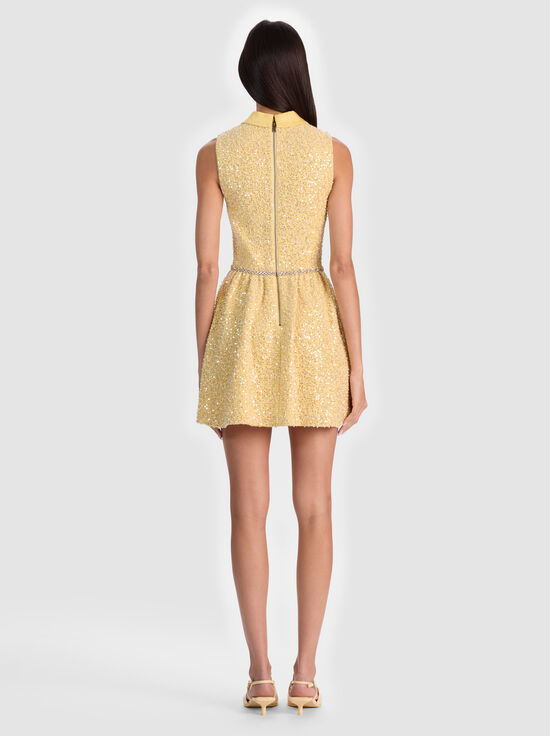 BUTTER-ELLIS EMBELLISHED MINI DRESS