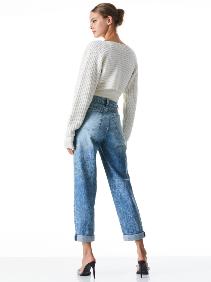 DORI KNIT SHRUG - SOFT WHITE image 1 - Alice And Olivia