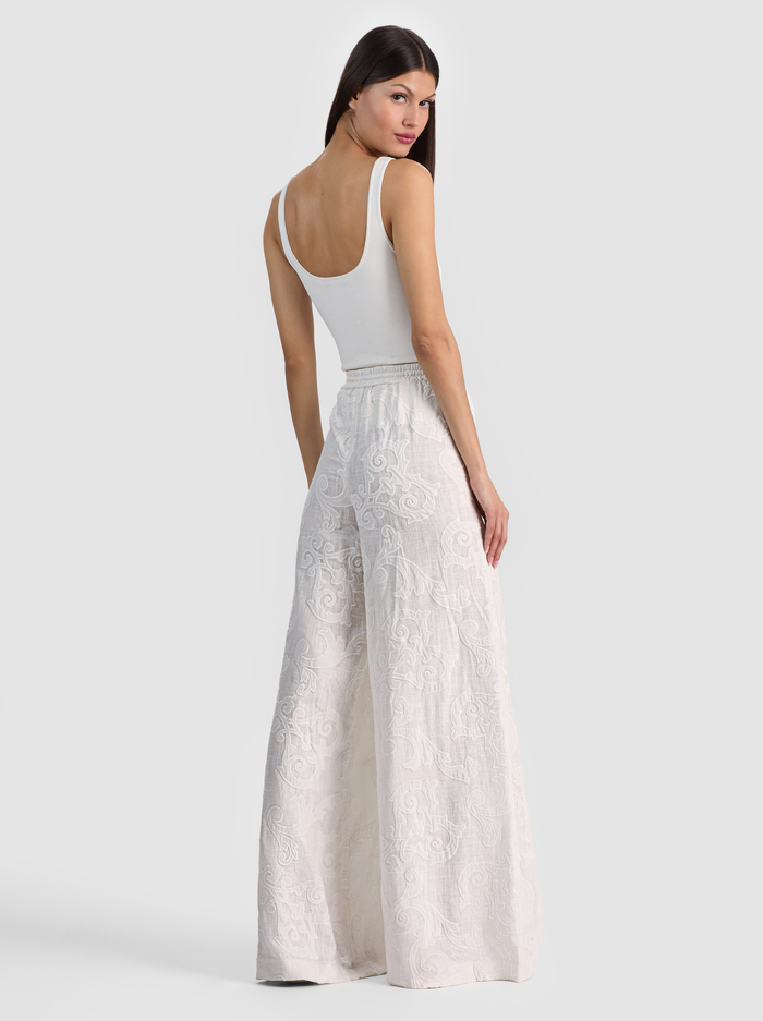 OJAI WIDE LEG PANT - OFF WHITE image 2 - ALICE + OLIVIA