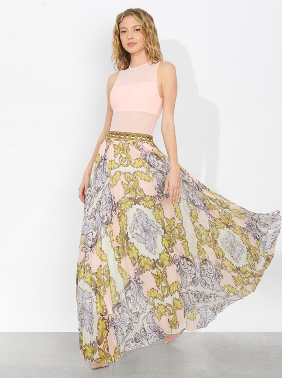 DAY DREAMER-KATZ PLEATED MAXI SKIRT