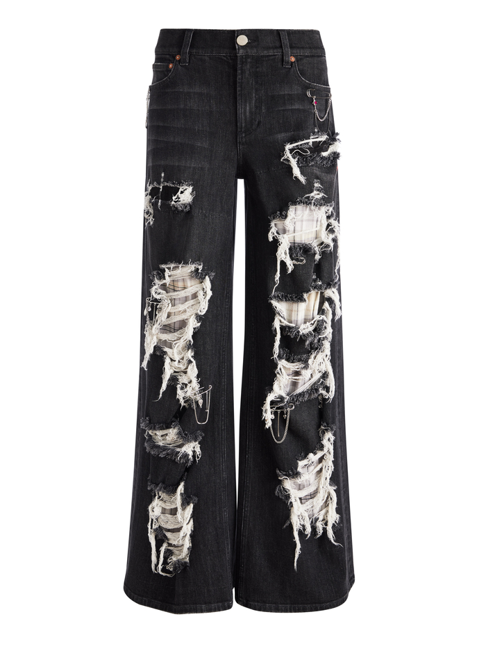 HARPER JEAN - MAYA CHARCOAL BLACK image 5 - Alice And Olivia