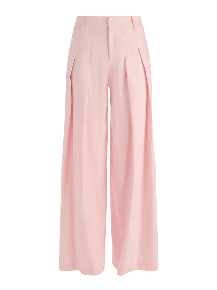BLAIRE PLEATED PANT - ENGLISH ROSE image 5 - ALICE + OLIVIA