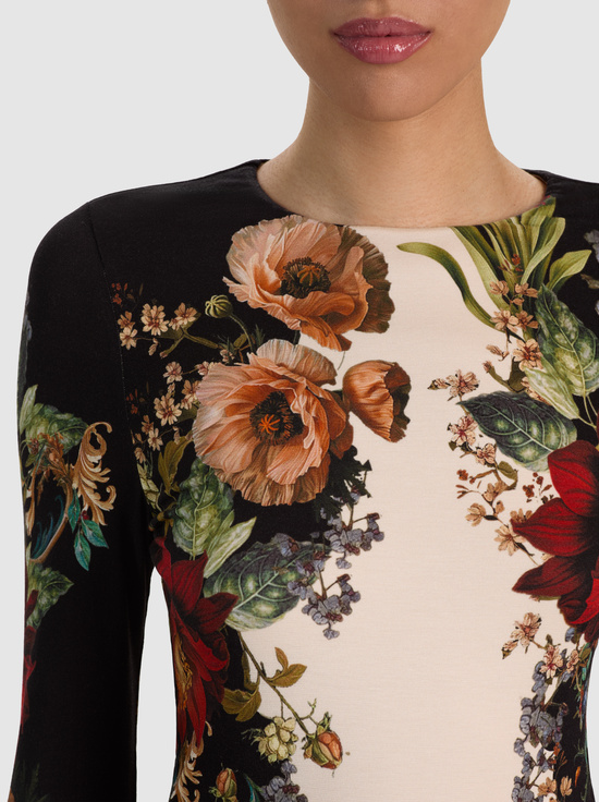 FLORAL RADIANCE-DELORA MIDI DRESS