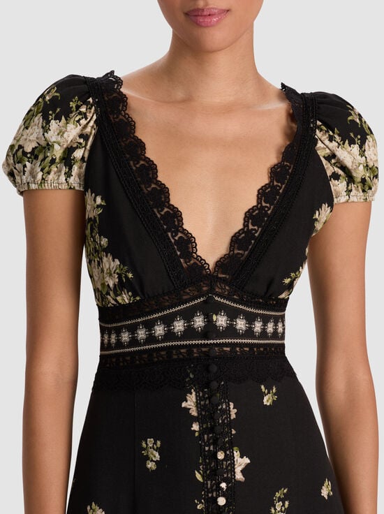 FREE FALLING-ROSE MIDI DRESS