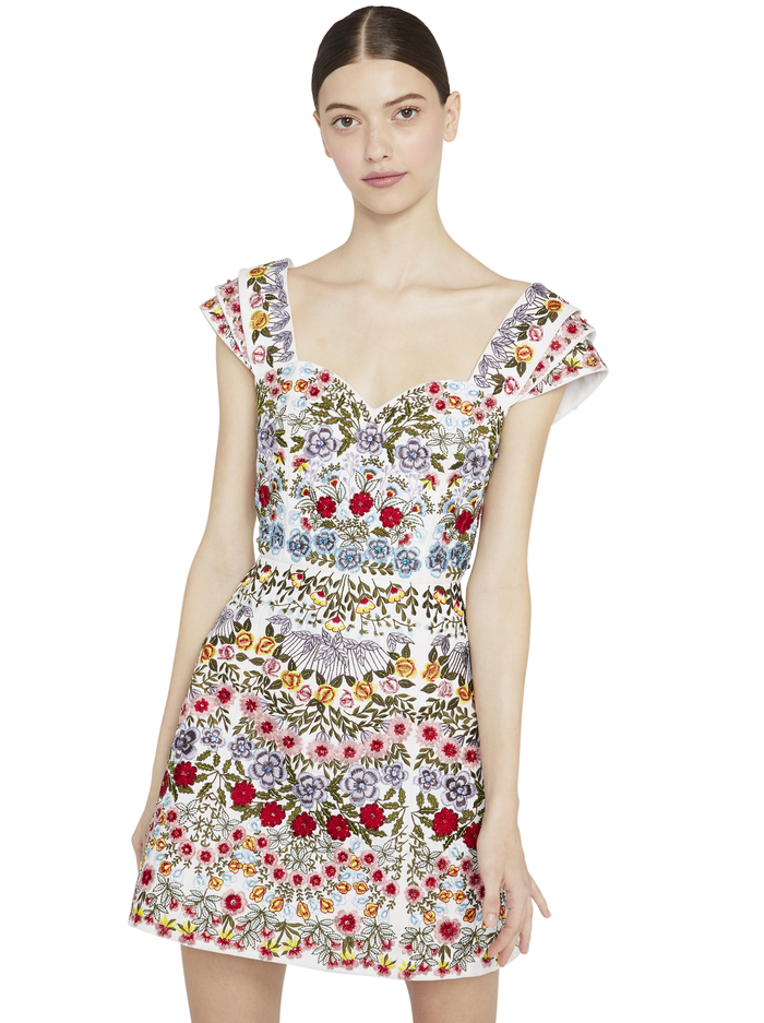 ROZ BEADED PARTY MINI DRESS - MULTI image 2 - Alice And Olivia