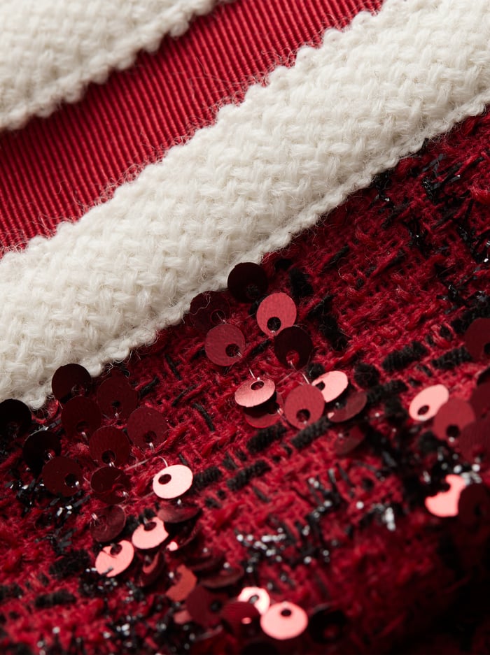 KERI VARSITY JACKET - GARNET image 1 - Alice And Olivia