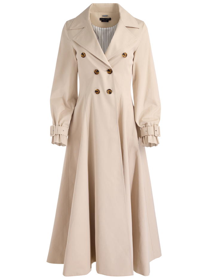 ELLIE TRENCH COAT - LATTE image 5 - ALICE + OLIVIA