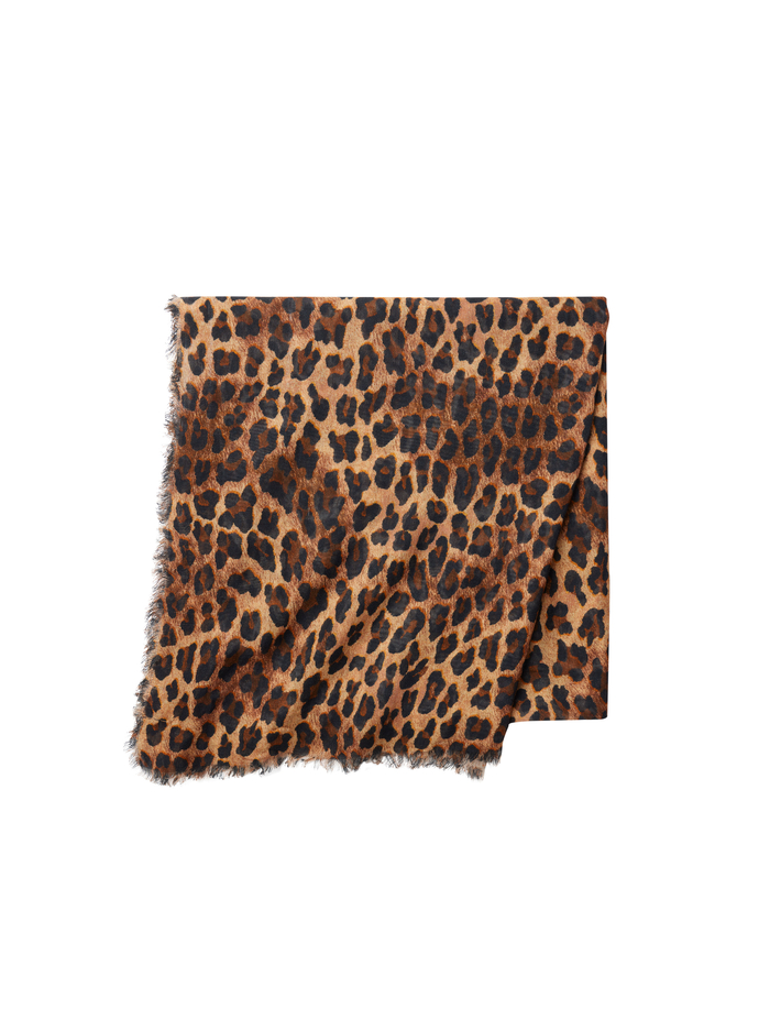 LOLA SCARF - SPOTTED LEOPARD image 5 - Alice And Olivia