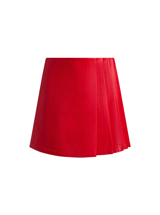 PERFECT RUBY-TONI VEGAN MINI SKIRT
