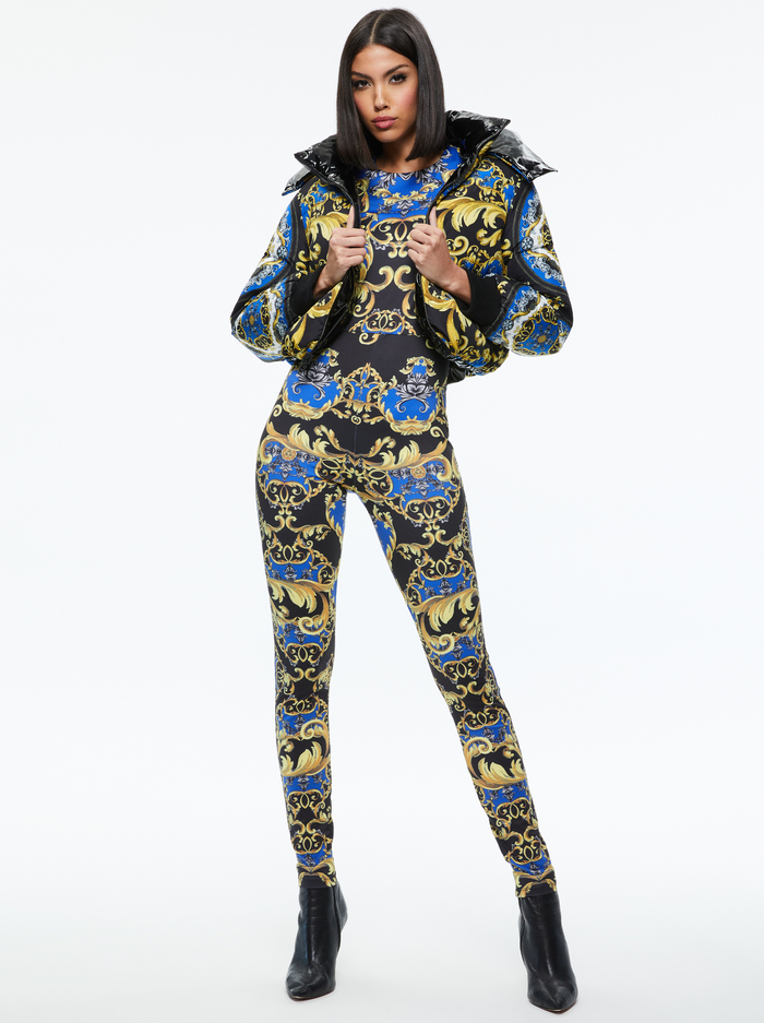 ROBENA REVERSIBLE CROPPED PUFFER JACKET - REGAL ROMANCE SAPPHIRE image 2 - Alice And Olivia