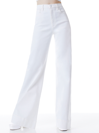 WHITE-SOFIA HIGH RISE BOYFRIEND JEAN