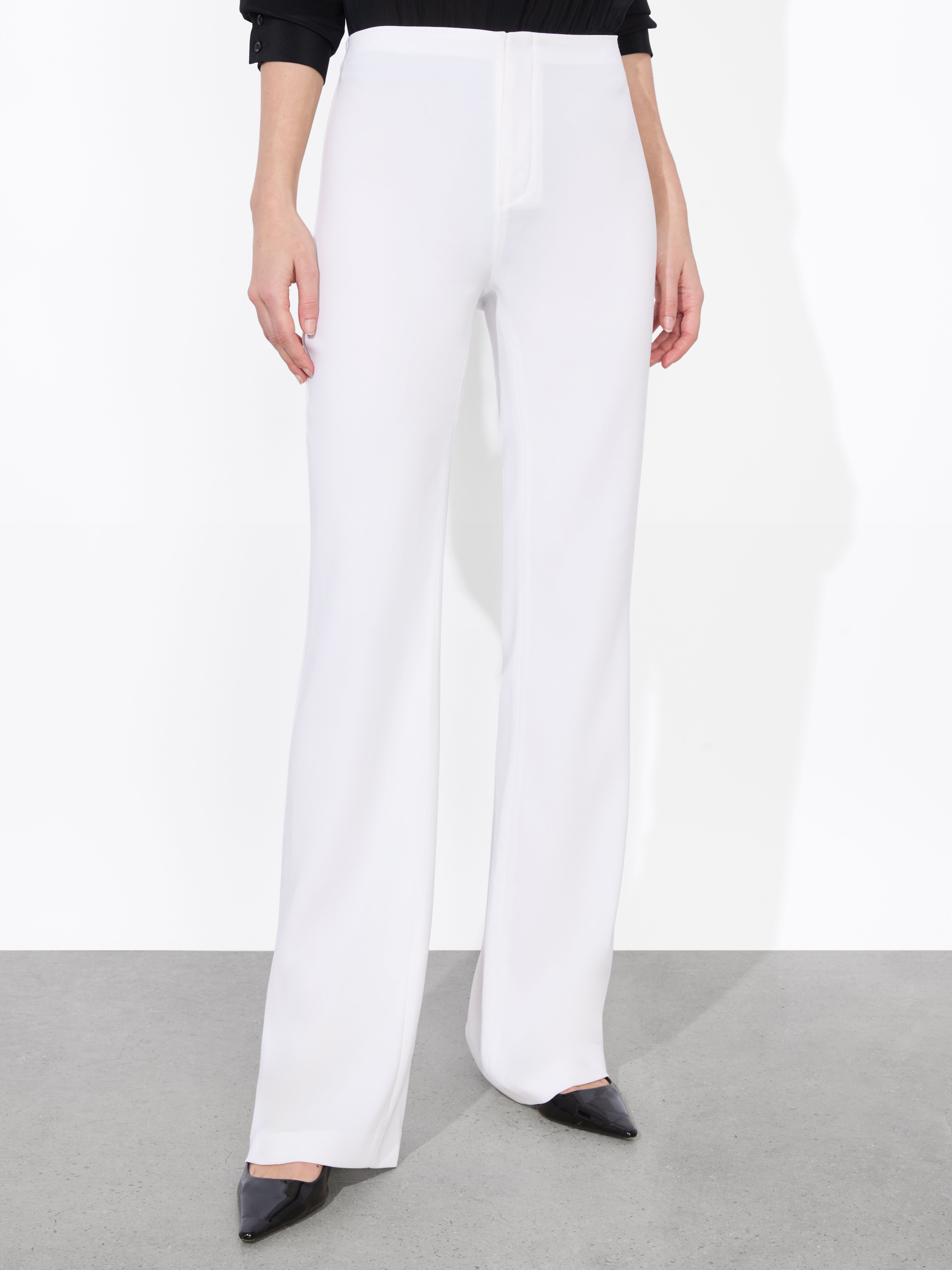 【Alice+Olivia】アリス&オリビア YUKI トラウザーパンツ Alice + Olivia Yuki Straight-Leg Crop Trousers | Saks Fifth