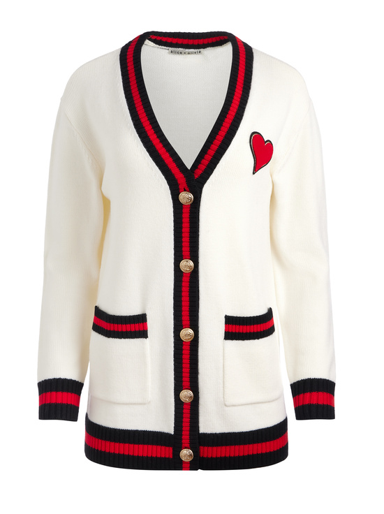 ECRU MULTI-BRADFORD CARDIGAN