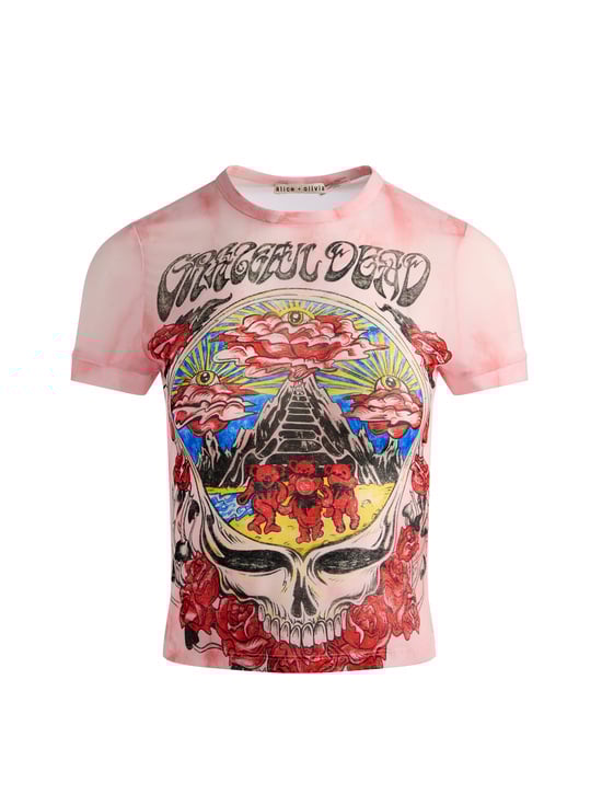 STATIC TIE DYE-A+O X GRATEFUL DEAD TESS TEE