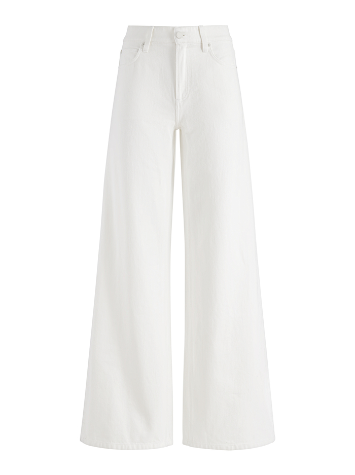 TRISH MID RISE BAGGY JEAN - ECRU image 5 - Alice And Olivia