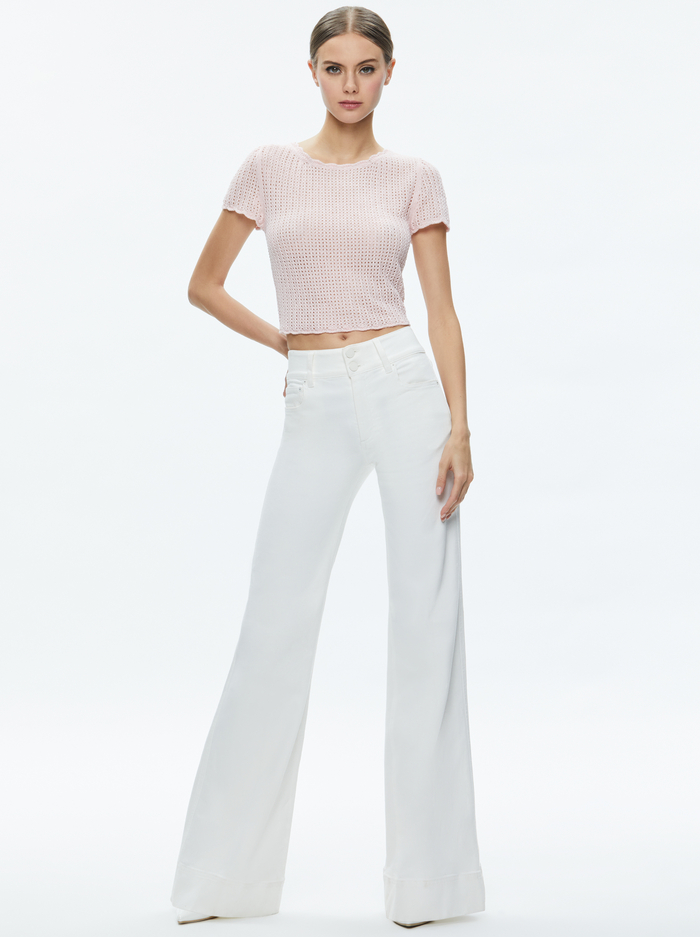 MARYAM PULLOVER - PINK LACE image 1 - Alice And Olivia