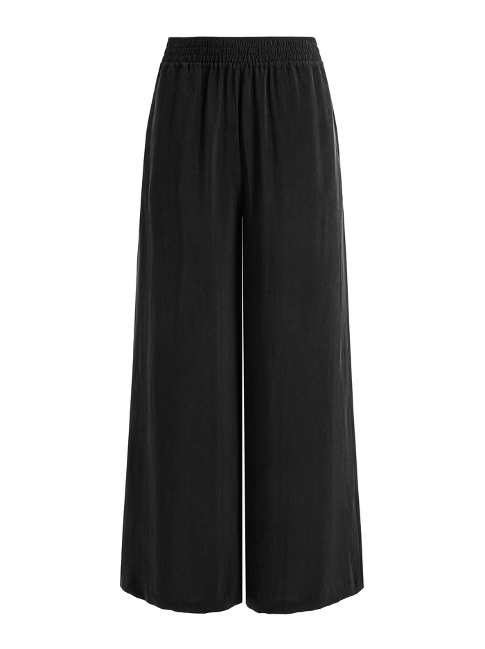 KENLEY PALAZZO CROPPED PANT - BLACK image 5 - Alice And Olivia