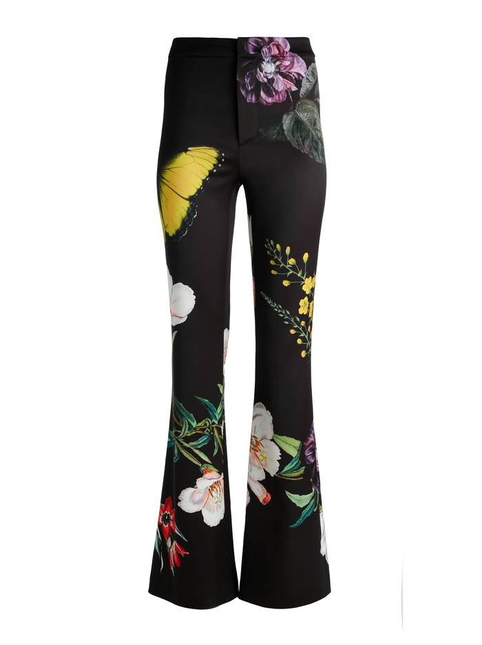 RONNIE HIGH RISE TROUSER - ESSENTIAL FLORAL image 5 - Alice And Olivia
