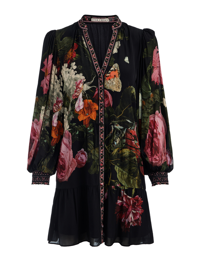 ANTONETTE MINI DRESS - BE STILL image 5 - Alice And Olivia