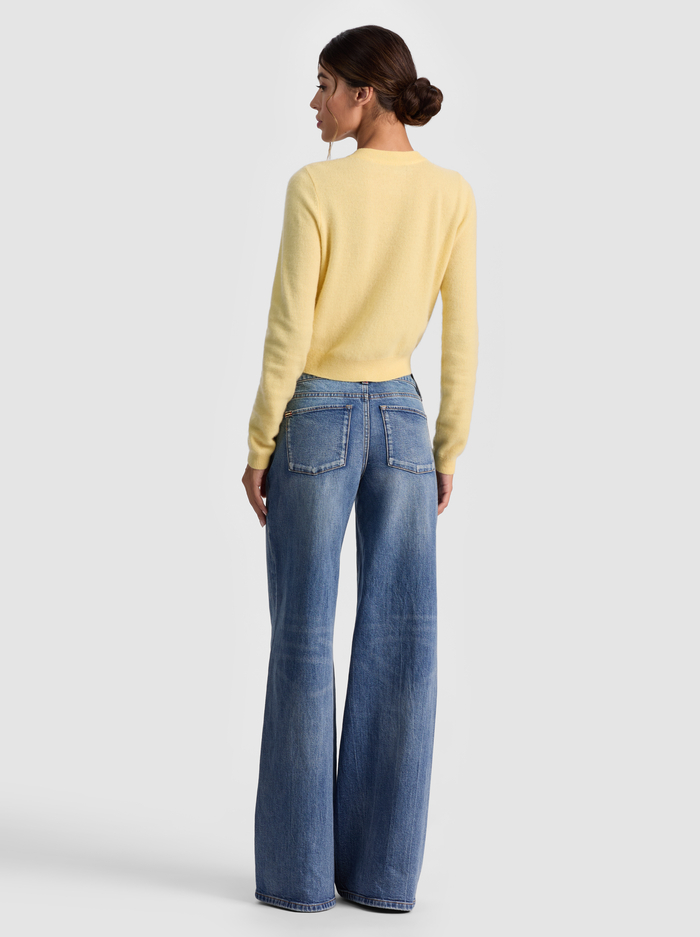 DOLLIE CASHMERE CARDIGAN - BUTTER image 2 - Alice And Olivia