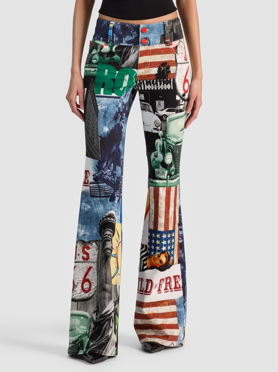 KAI LOW RISE PRINTED JEAN