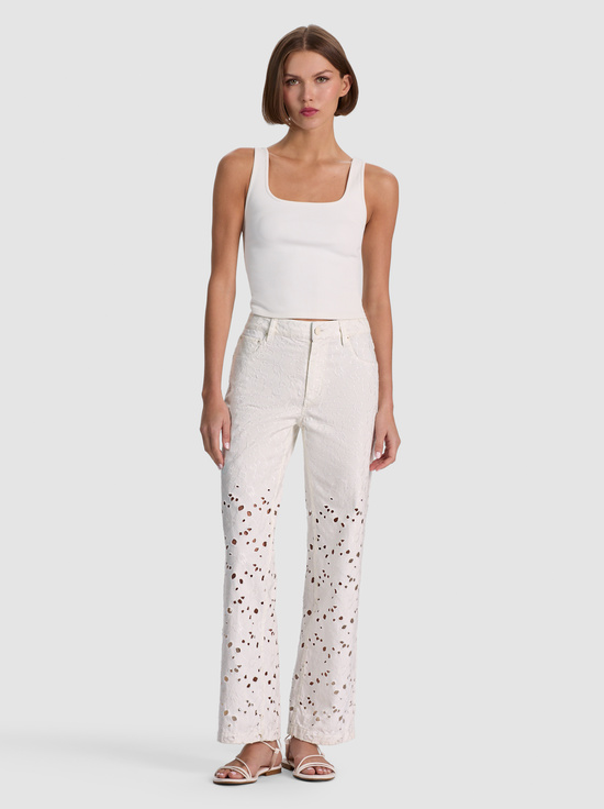 CHIC LASER-CUT JEAN