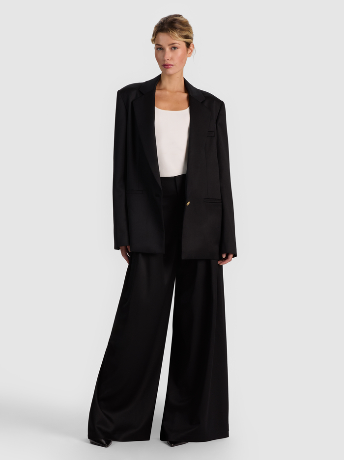RONAN OVERSIZED BOXY BLAZER - BLACK image 2 - ALICE + OLIVIA