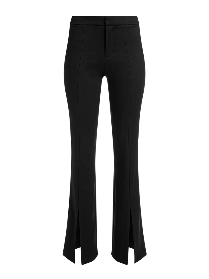 PRINCESS CONTRAST PIPING PANT - BLACK/OFF WHITE image 5 - Alice And Olivia
