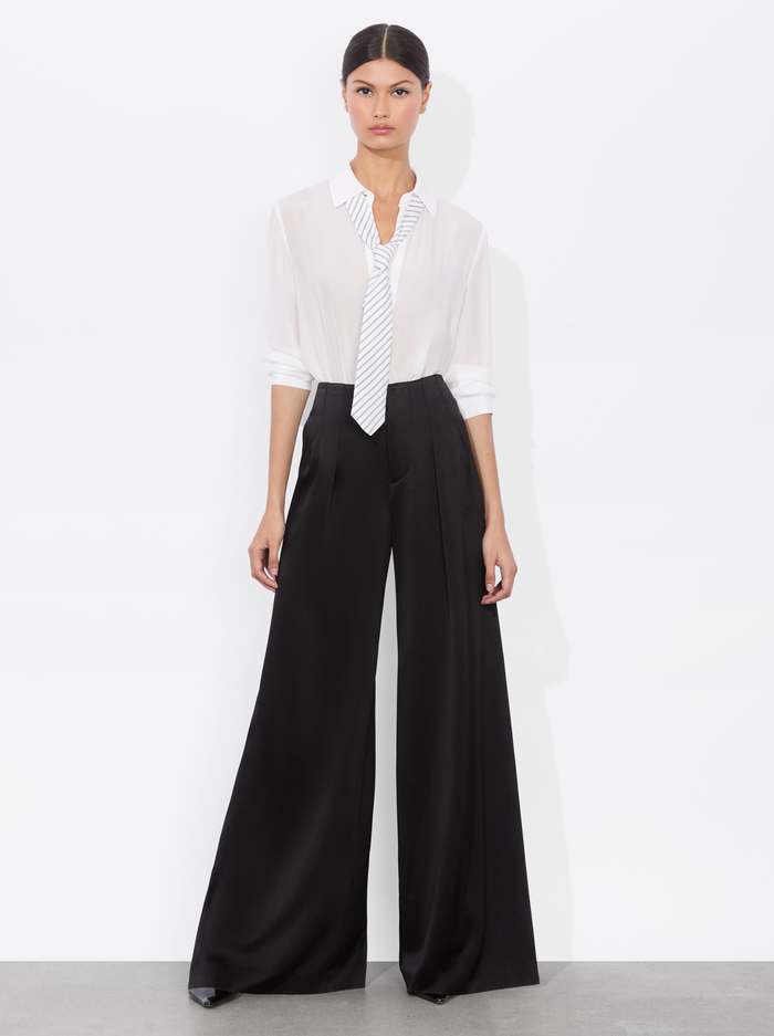 WILLA TIE - OFF WHITE/BLACK image 2 - Alice And Olivia