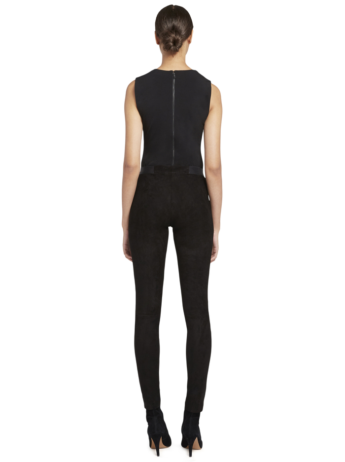 MARLEY SLEEVELESS THONG BODYSUIT - BLACK image 2 - ALICE + OLIVIA