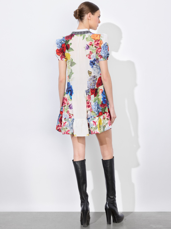 GARDEN BRUNCH OFF WHITE-CLAIRE MINI DRESS